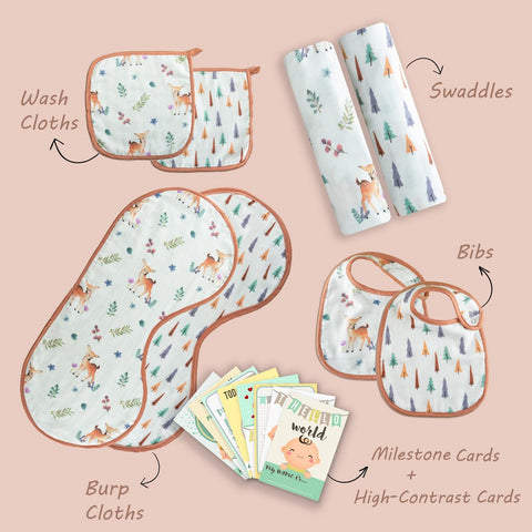 Enchanted Forest Newborn Essentials Gift Set